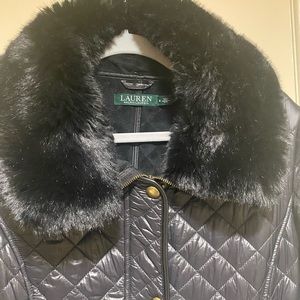 Beautiful Black quilted Lauren Coat
